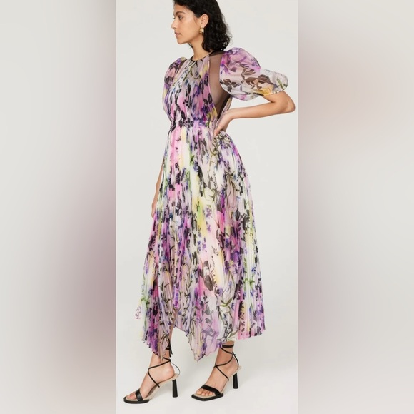 Bibhu Mohapatra x RTR
Puff Shoulder Printed Dress - Picture 4 of 14